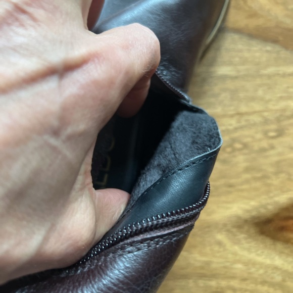 COPY - Brand new fine leather and lamb skin leather Aldo boots size 6 - Picture 7 of 9